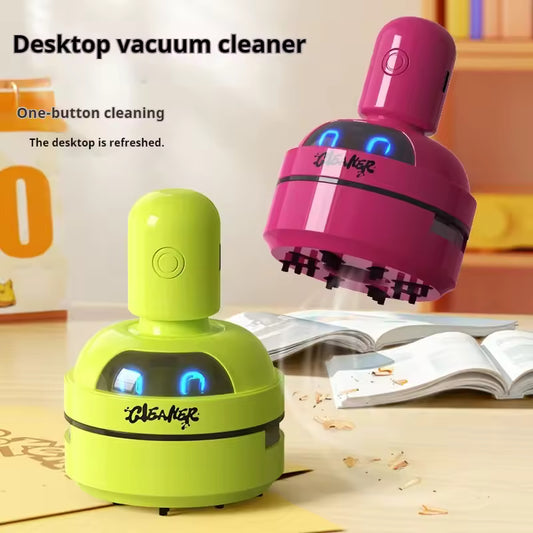 Mini Portable Robot Desktop Vacuum Cleaner for Study & Office Desks