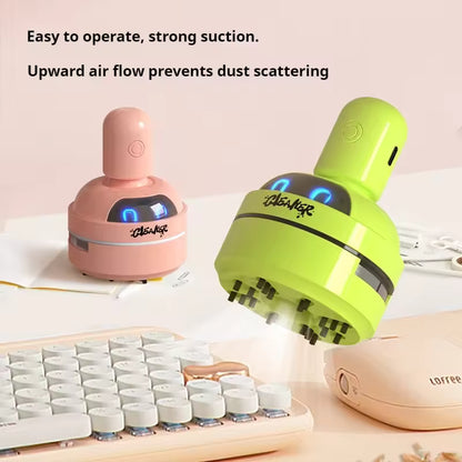 Mini Portable Robot Desktop Vacuum Cleaner for Study & Office Desks