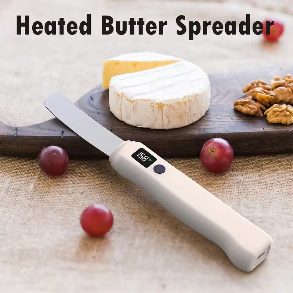 Rechargeable electric butter knife with LED Display