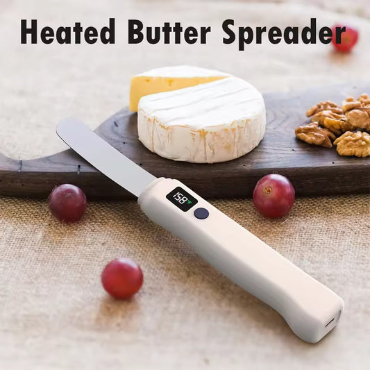 Rechargeable electric butter knife with LED Display